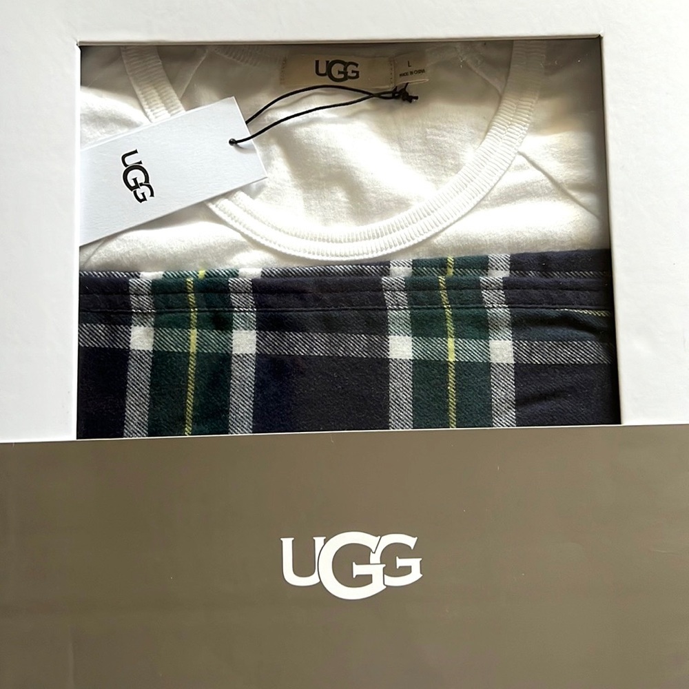 2 for 1 UGG Men's Steiner matching Pajama Set Gift Box